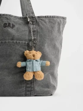 Brannan Bear Denim Ceket Çanta Süsü