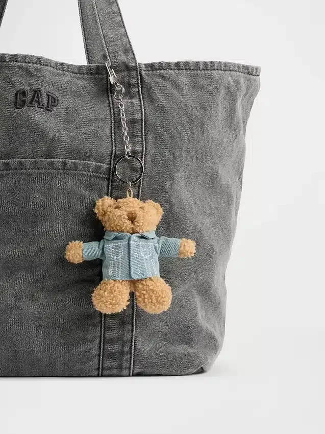 Brannan Bear Denim Ceket Çanta Süsü
