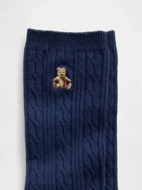 Brannan Bear Kablo Örgü Crew Çoraplar