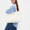 Brannan Bear Logolu Denim Tote Çanta