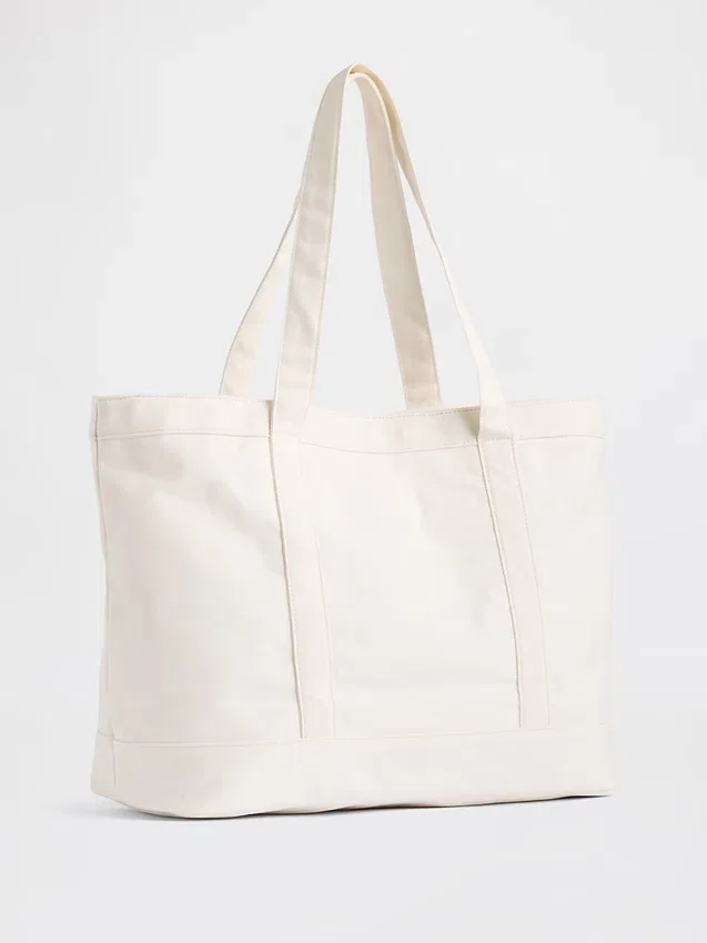 Brannan Bear Logolu Denim Tote Çanta