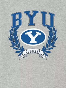 Brigham Young Üniversitesi Laurels Koyu Renkli Grafik Tişört