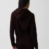 CashSoft Bol Kesim Kablo Örgü Kapüşonlu Sweatshirt