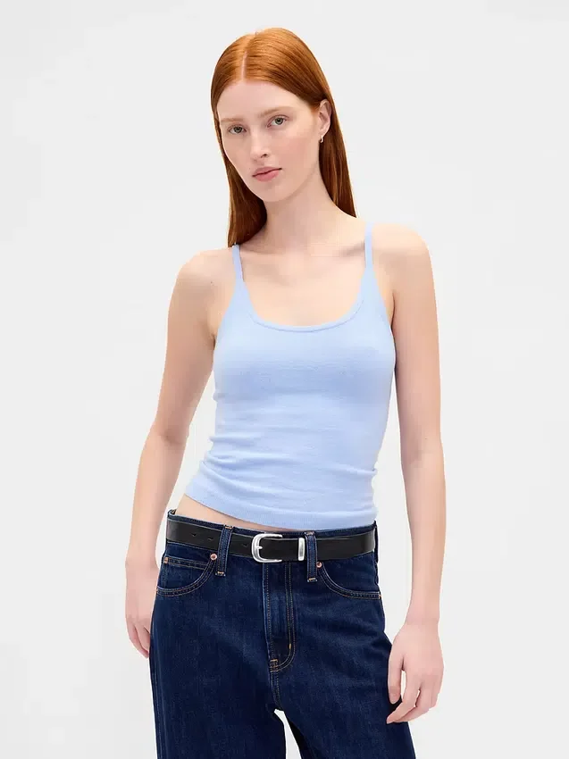 CashSoft Esnek Kısa Tank Top