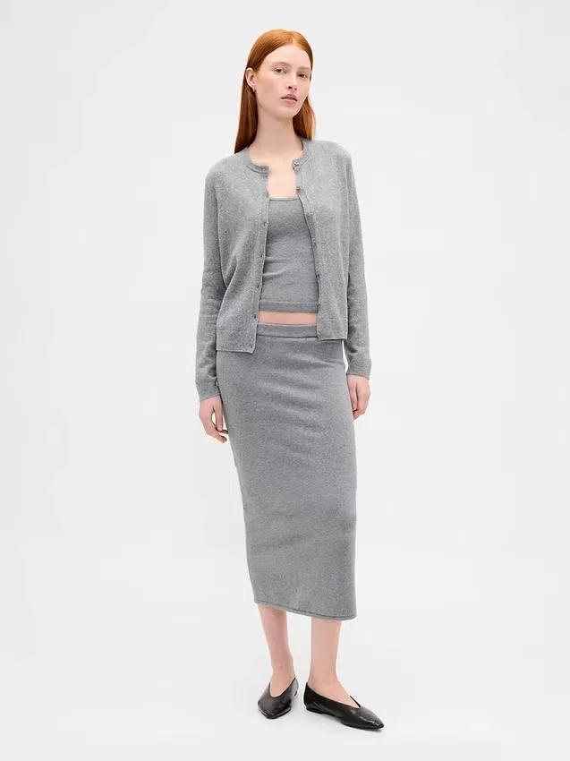 CashSoft Esnek Midi Etek