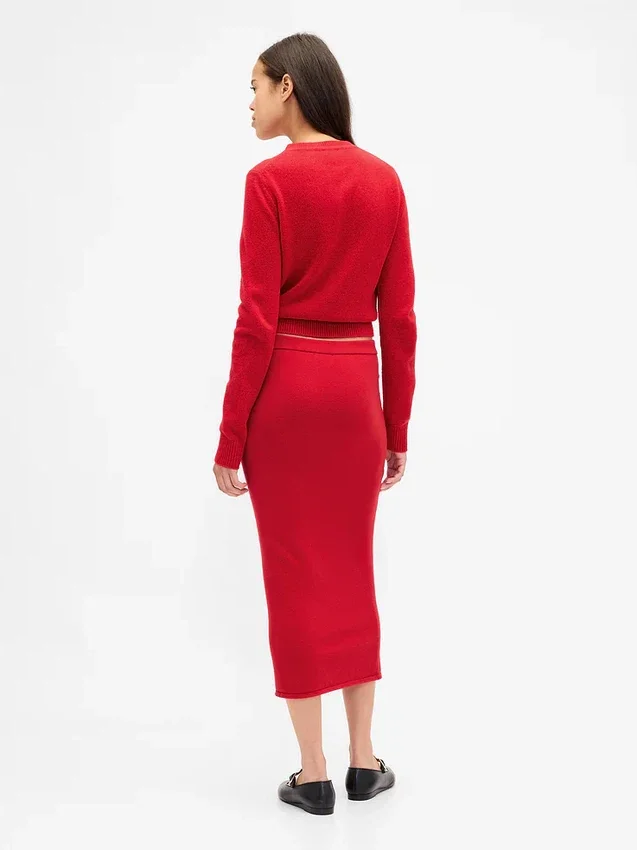 CashSoft Esnek Midi Etek