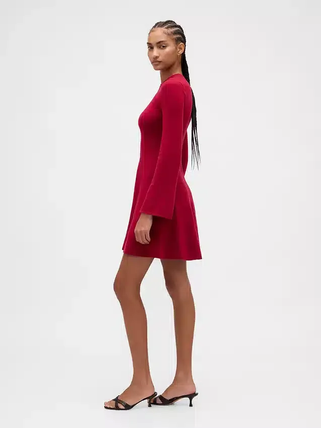 CashSoft Esnek Mini Kazak Elbise