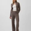CashSoft Kablo Örgü Bootcut Kazak Pantolon
