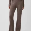 CashSoft Kablo Örgü Bootcut Kazak Pantolon