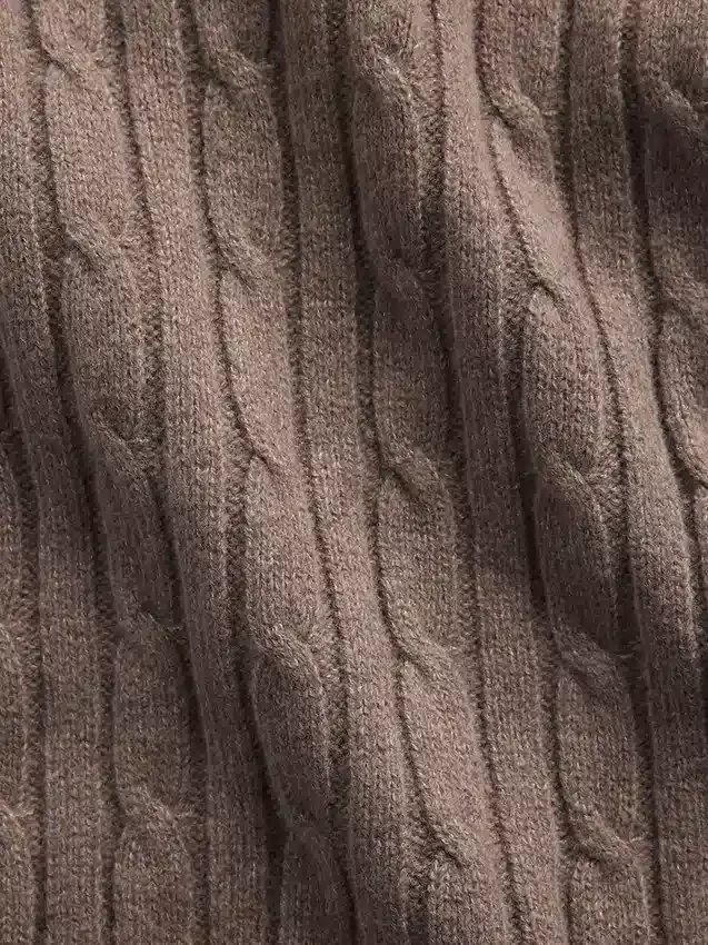 CashSoft Kablo Örgü Bootcut Kazak Pantolon