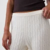 CashSoft Kablo Örgü Bootcut Kazak Pantolon