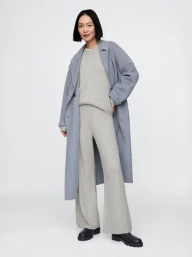 CashSoft Kablo Örgü Kazak Pantolon