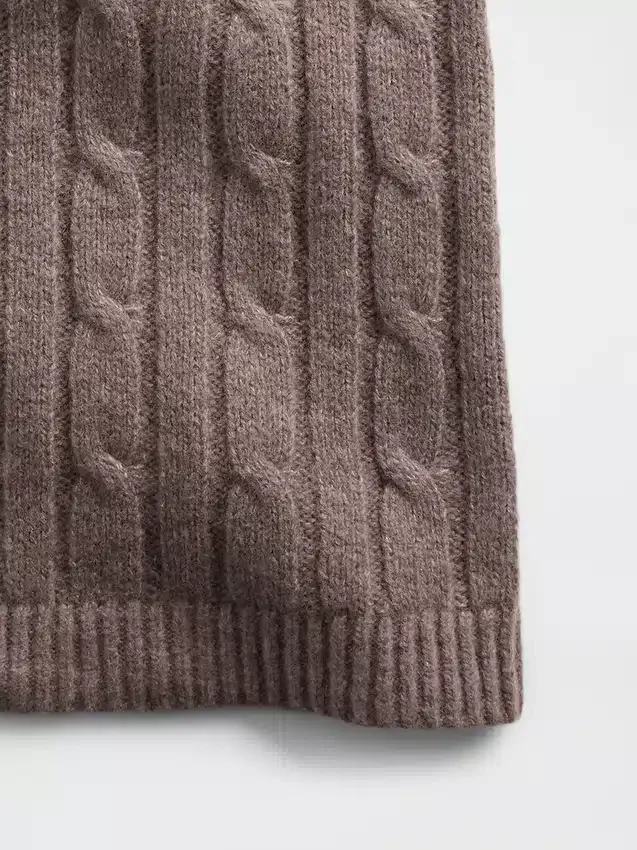 CashSoft Kablo Örgü Kazak Pantolon