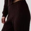 CashSoft Kablo Örgü Kazak Pantolon