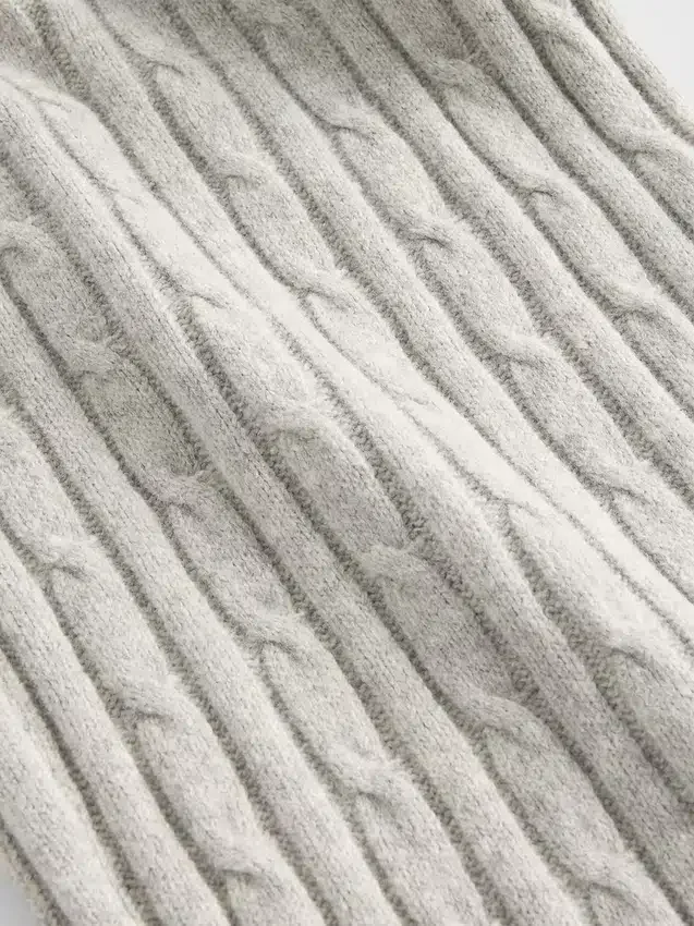 CashSoft Kablo Örgü Kazak Pantolon