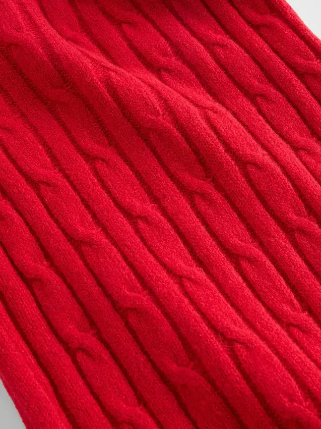 CashSoft Kablo Örgü Kazak Pantolon