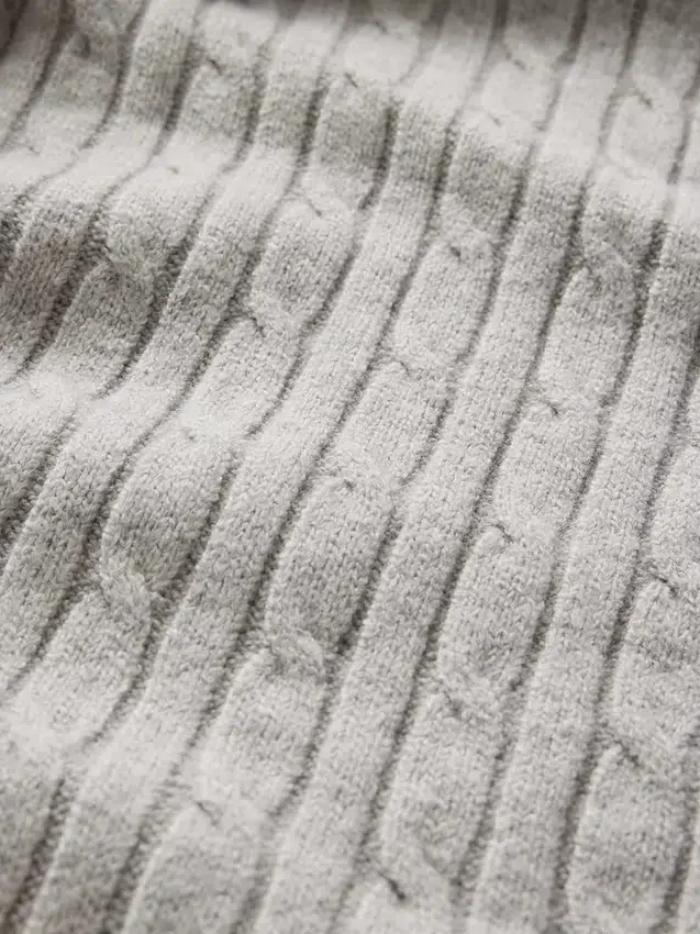 CashSoft Kablo Örgü Kazak Pantolon