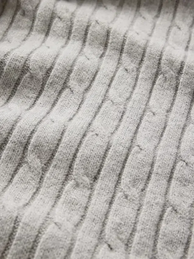 CashSoft Kablo Örgü Kazak Pantolon