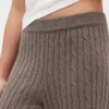 CashSoft Kablo Örgü Kazak Pantolon