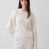 CashSoft Oversized Kablo Örgü Kazak