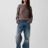 CashSoft Oversized Kablo Örgü Kazak