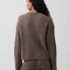 CashSoft Oversized Kablo Örgü Kazak