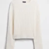 CashSoft Oversized Kablo Örgü Kazak