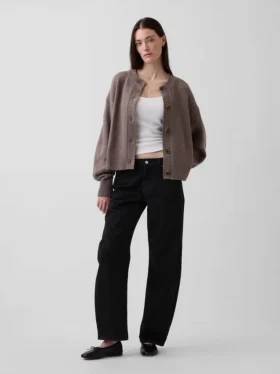 CashSoft Oversized Kalın Örgü Hırka