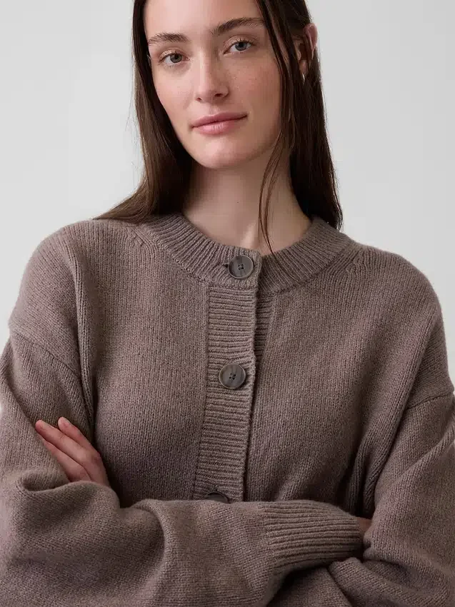 CashSoft Oversized Kalın Örgü Hırka