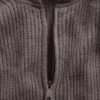 CashSoft Oversized Shaker Örgülü Fermuarlı Kapüşonlu Sweatshirt