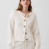 CashSoft Oversized Shaker-Stitch Hırka