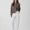 CashSoft Oversized Shaker-Stitch Hırka