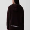 CashSoft Oversized Shaker-Stitch Kapüşonlu Kazak
