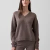 CashSoft Oversized V Yaka Kazak