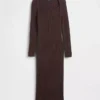 CashSoft Ribana Midi Kazak Elbise