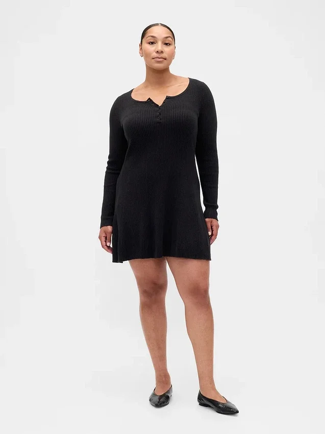 CashSoft Ribana Mini Kazak Elbise