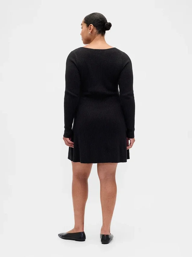CashSoft Ribana Mini Kazak Elbise