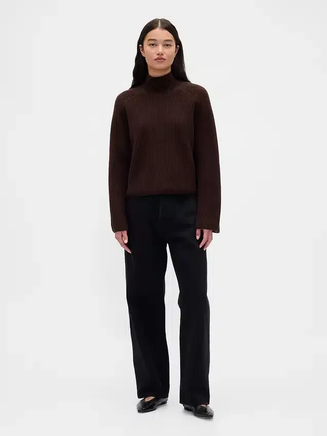 CashSoft Shaker Örgü Balıkçı Yaka Kazak