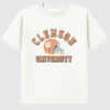 Clemson Üniversitesi Futbol Vintage Grafikli Tişört