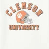 Clemson Üniversitesi Futbol Vintage Grafikli Tişört