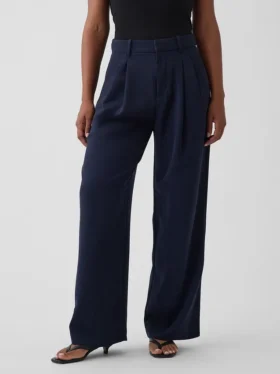 Curvy 365 Yüksek Bel Pileli Pantolon