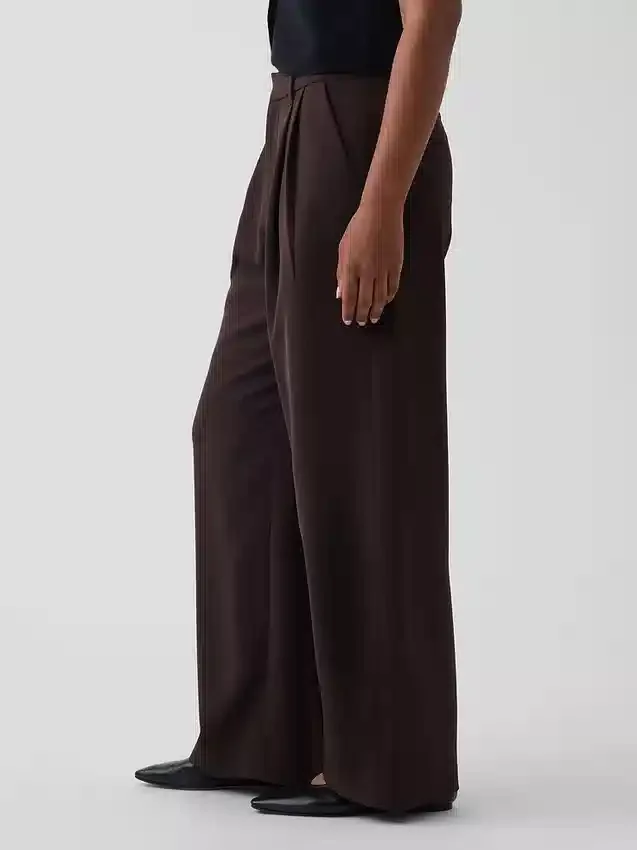 Curvy 365 Yüksek Bel Pileli Pantolon