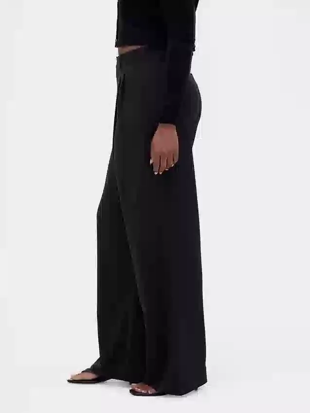 Curvy 365 Yüksek Bel Pileli Pantolon