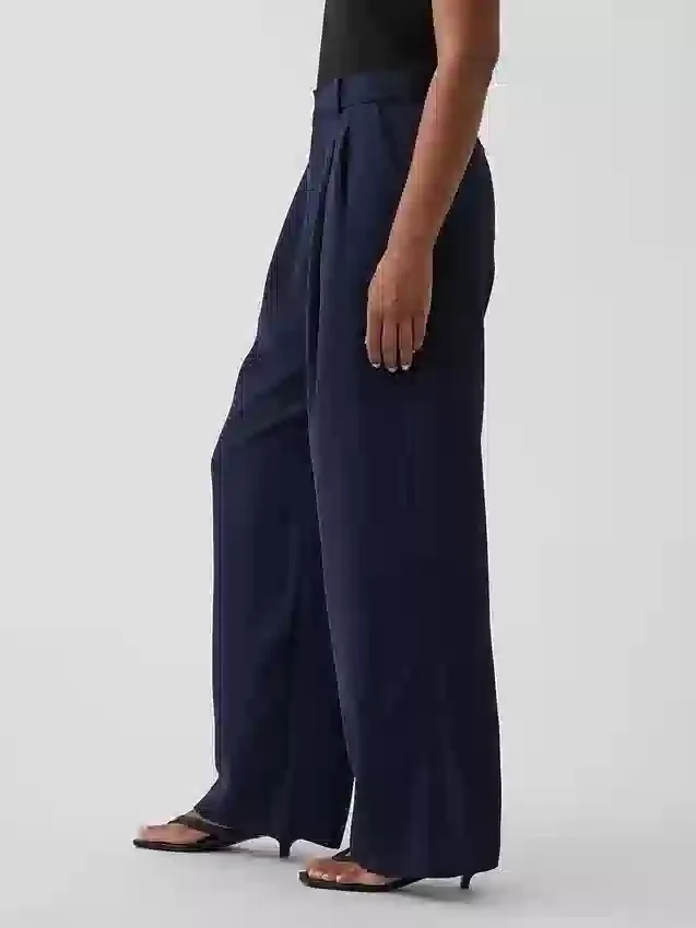 Curvy 365 Yüksek Bel Pileli Pantolon