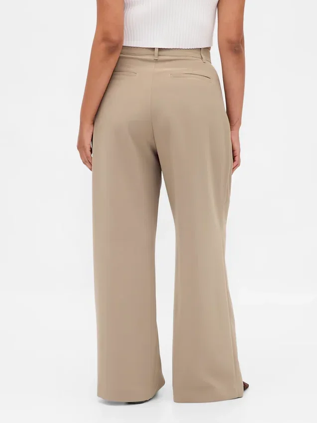 Curvy 365 Yüksek Bel Pileli Pantolon