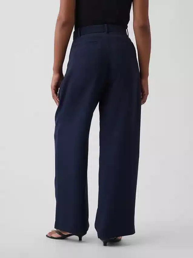 Curvy 365 Yüksek Bel Pileli Pantolon