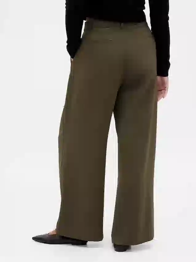 Curvy 365 Yüksek Bel Pileli Pantolon