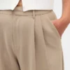 Curvy 365 Yüksek Bel Pileli Pantolon