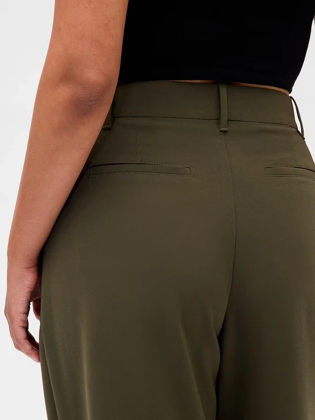 Curvy 365 Yüksek Bel Pileli Pantolon