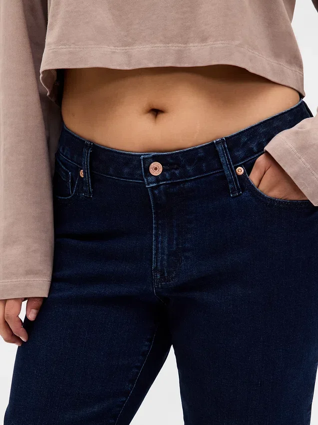 Curvy Düşük Bel Uzun ve Dar Kesim Jean'ler